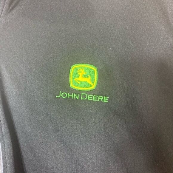 John Deere XL long sleeve black athletic jacket (C1) - Picture 2 of 5